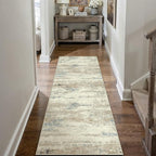 2x6 Runner Rug Washable Beige Brown Abstract Modern Neutral Hallway Carpet Non Slip Low Pile Indoor Kitchen Carpet Contemporary Aesthetic Long Rug Bathroom Bedroom Laundry