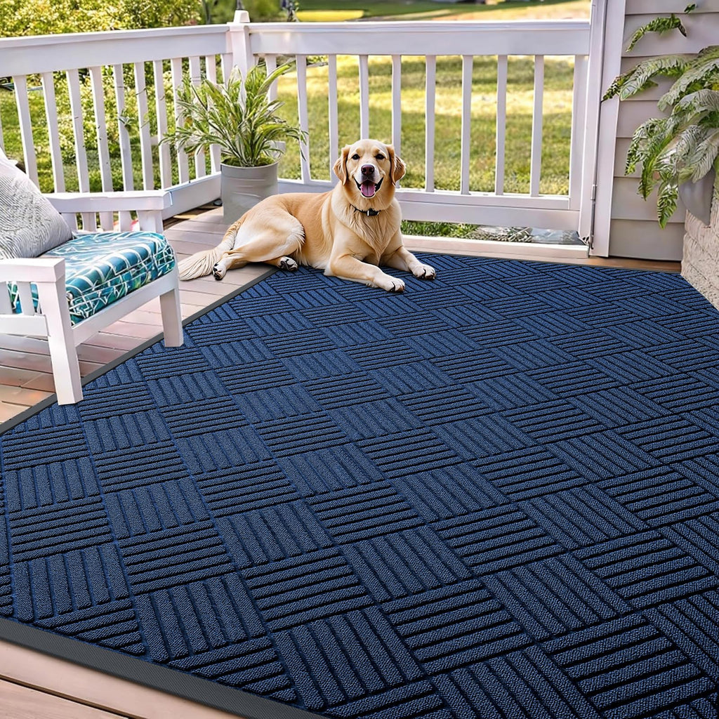 OLANLY Front Door Mat Outside Entrance 71x47, Waterproof Heavy-Duty Doormat