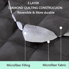 Reversible Sofa Covers Couch Cover Furniture Protector for Dogs Elastic Straps Water Resistant(Sofa,Dark Grey/Dark Grey)