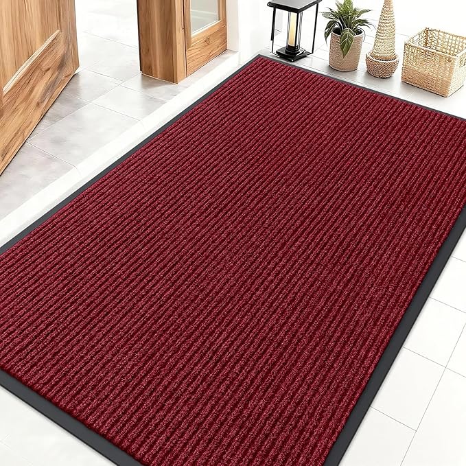 OLANLY Front Door Mat 47x32, Waterproof Heavy-Duty Indoor Outdoor Doormat