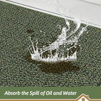 BEQHAUSE Kitchen Runner Rugs 32"x72", Kitchen Mats for Floor, Green