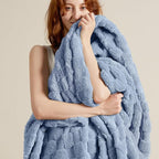 Bedsure GentleSoft King Size Blanket for Bed - Super Soft Cozy Blankets for Kids Girls, Large Fuzzy Fleece Throw for Bedroom Decor, Ashley Blue,108x90 Inches