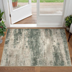 BEIMO 2x3 Area Rugs for Entryway, Green Taupe Washable Abstract Rug