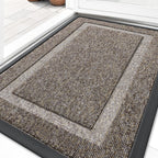 OLANLY Front Door Mat Outside 29.5x17, All-Season Heavy-Duty Rubber Doormat