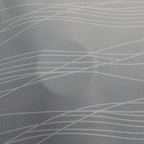 Grey and Greyish White Ombre Blackout Curtains for Bedroom 63 Inch Long