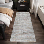 3x8 Runner Rug Non Slip Washable Rugs for Hallways, Abstract 8ft Kitchen Runners Rug for Entryway,Stain Resistant Rug Runner，Ultra-Thin Kitchen Mats for Living Room Bedroom
