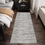Washable Runner Rugs 3x10 Abstract Kitchen Runner Rug Non Slip Backing, Ultra-Thin Carpet Runners for Hallway 10 ft,Long Rug Runner for Entryway Living Room Bedroom Laundry Room