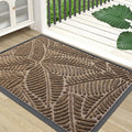 Colorxy Waterproof Front Doormat, Sturdy Natural Rubber Door Mat, 59x23