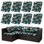 SUKAIKEQA 8PCS Patio Cushion Covers.Patio Furniture Couch SeatSlipcovers