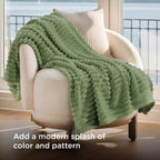 Bedsure Soft Twin XL Blanket for Bed Dorm Reseda Green 66"x90"