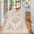 Madane Kitchen Runner 2'6''x8' Soft Rug Runners for Hallways, Pink