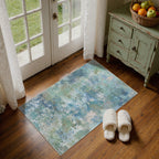 BEIMO 2x3 Area Rugs for Entryway, Blue Green Washable Abstract Rug