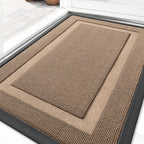 OLANLY Front Door Mat Outside 33x21, All-Season Heavy-Duty Rubber Doormat