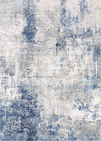 BEIMO Area Rugs 8x10 for Living Room Bedroom, Modern Abstract Machine Washable Rug, Large Soft Low Pile Floor Carpet with Non Slip Backing for Dining Room, Blue