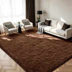 10X14 Large Area Rugs for Living Room Bedroom,Big Shag Rug for Bedroom Dorm,Soft Fluffy Indoor Carpet Plush Rugs for Living Room Home Decor,Brown