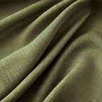 MIULEE Light Olive Green Linen Curtains 52x108 Inch 2 Panels for Bedroom
