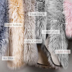 Ashler faux fur rug, Fluffy Shaggy Area Rug Ultra Soft 2 x 3 Feet Sheepskin Fur Rug, Frosted Bottom Gray Fuzzy Rug Machine Washable Shag Rug, Nursery Decor Throw Rugs for Bedroom, Living Room