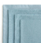 MIULEE Pack of 4 Decorative Outdoor Throw Pillow Covers Linen Waterproof Pillow Covers Farmhouse Cushion Cases for Patio Garden Tent Balcony Couch Sofa 18x18 inch Blue Gray