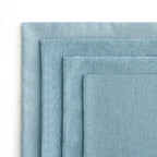 MIULEE Pack of 4 Decorative Outdoor Throw Pillow Covers Linen Waterproof Pillow Covers Summer Farmhouse Cushion Cases for Patio Garden Tent Balcony Couch Sofa 18x18 Inch Blue Gray