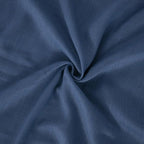 BGment Linen Navy Blue Curtains 96 Inches Long for Living Room 2 Panels Set, Semi Sheer Window Drapes Floor Length Light Filtering for Bedroom Dining with Rod Pocket Lightweight, Each 52 Inch Wide