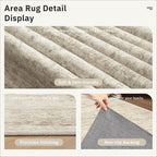 Runner Rug 2'x10' Washable Non-Slip Runner Rugs for Kitchen Bathroom Laundry Room Beige Vintage Floor Carpet Runners for Hallway Entryway