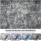 9x12 Area Rugs for Living Room Rug Washable: Abstract Large Rug for Dining Room Bedroom Carpet Non Slip 9 by 12 Indoor Modern Nursery Home Office Black Grey