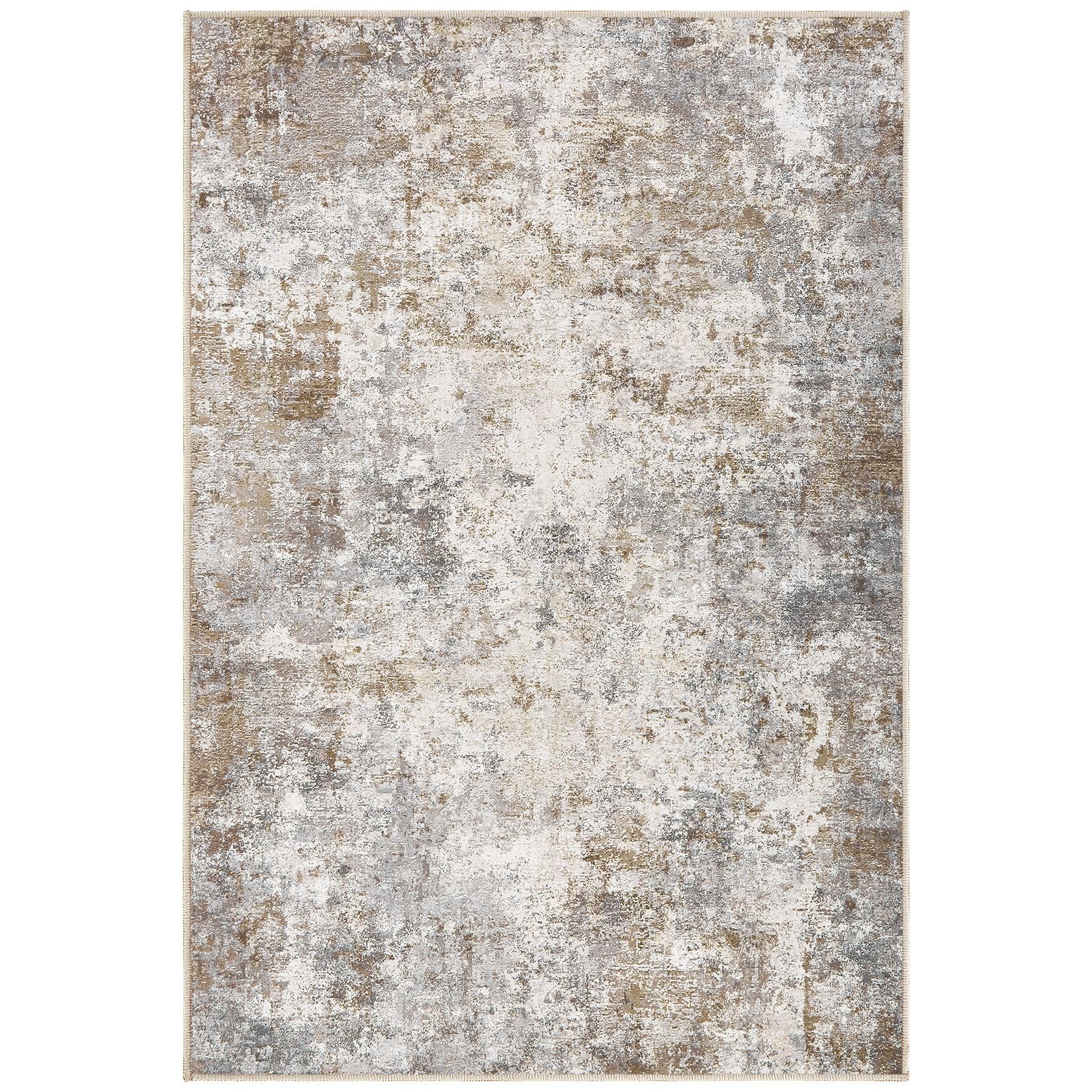 UERMEI 11x14 Area Rug Living Room Rugs Extra Large Brown Grey Carpet