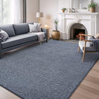 AROGAN 6x9 Area Rugs for Living Room Non Slip Dorm Bedroom Rug, Blue