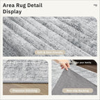 Runner Rug 2'x6' Washable Non-Slip Runner Rugs for Kitchen Bathroom Laundry Room Grey Vintage Floor Carpet Runners for Hallway Entryway