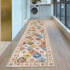 HEBE Hallway Runner Rug 2'x10', Washable Non Slip Kitchen Rug Runner