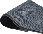 Front Door Mat, 4 x 2 Feet Indoor Outdoor Entrance Mat, Heavy Duty Commercial Floor Mats, Non-Slip Rubber Backing Doormat for Entryway, Waterproof, Low-Profile, Easy to Clean
