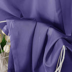 Aiyufeng Purple Sheer Curtains 96 Inches Long 2 Panels Set, Light Filtering Soft Airy Voile Rod Pocket Purple Sheer Window Drapes for Bedroom Living Room, Each 42Wx96L Inches