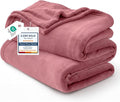 Bedsure GentleSoft Fleece King Size Blankets for Bed Dusty Rose - Soft Lightweight Plush Cozy Fuzzy Luxury Microfiber, 108x90 inches