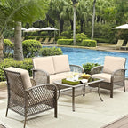 12Pcs Outdoor Cushion Covers, Patio Cushion Covers,Stretch Elastic Slipcovers, Replacement Washable & Reusable Furniture Protector for Patio Couch (Beige,Cover Only)