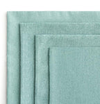 MIULEE Pack of 4 Decorative Outdoor Throw Pillow Covers Linen Waterproof Pillow Covers Spring Farmhouse Cushion Cases for Patio Garden Tent Balcony Couch Sofa 18x18 inch Teal