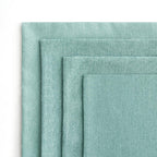 MIULEE Pack of 4 Decorative Outdoor Throw Pillow Covers Linen Waterproof Pillow Covers Summer Farmhouse Cushion Cases for Patio Garden Tent Balcony Couch Sofa 18x18 Inch Teal