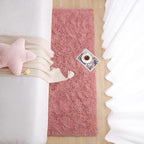 Chicrug Soft Runner Rug for Bedroom Living Room Plush Fluffy Rug 2x6 Feet, Shag Furry Runner Rug Carpet Non Shedding for Nursery Children Kids Girls Room Home Decorative, Blush