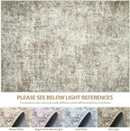 6x9 Area Rugs for Living Room Rug Washable: Abstract Rug for Dining Room Bedroom Carpet Non Slip 6 by 9 Indoor Modern Nursery Home Office Beige Brown