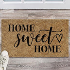 Barnyard Designs Doormat Welcome Mat for Outdoors, Large Front Door Entrance Mat, Brown (Home Sweet Home, 30x17)