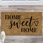 Barnyard Designs Front Door Welcome Mat (Home Sweet Home, 30x17)