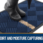 OLANLY Front Door Mat Outside Entrance 71x47, Waterproof Heavy-Duty Doormat