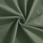 NICETOWN Forest Green Linen Curtains for Kitchen, Thick Flax Small Window Treatments Semi Sheer Privacy Assured with Light Through for Cafe/Bathroom, W55 x L84, 2 Panels