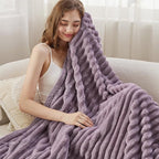 Bedsure GentleSoft Light Purple Throw Blanket for Couch - Cozy Soft Blankets for Women, Cute Small Throws for Girls, Mothers Gifts Day for Mom Women Wife, Purple Gifts Home Room Decor, 50x60 Inches