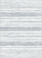 Nakagishi 6x9 Area Rugs Living Room: Washable Boho Large Neutral Soft Farmhouse Rug Stain Resistant Modern Indoor Floor Non-Slip Carpet for Bedroom Nursery Playroom Office Dining Room Dorm-White Blue