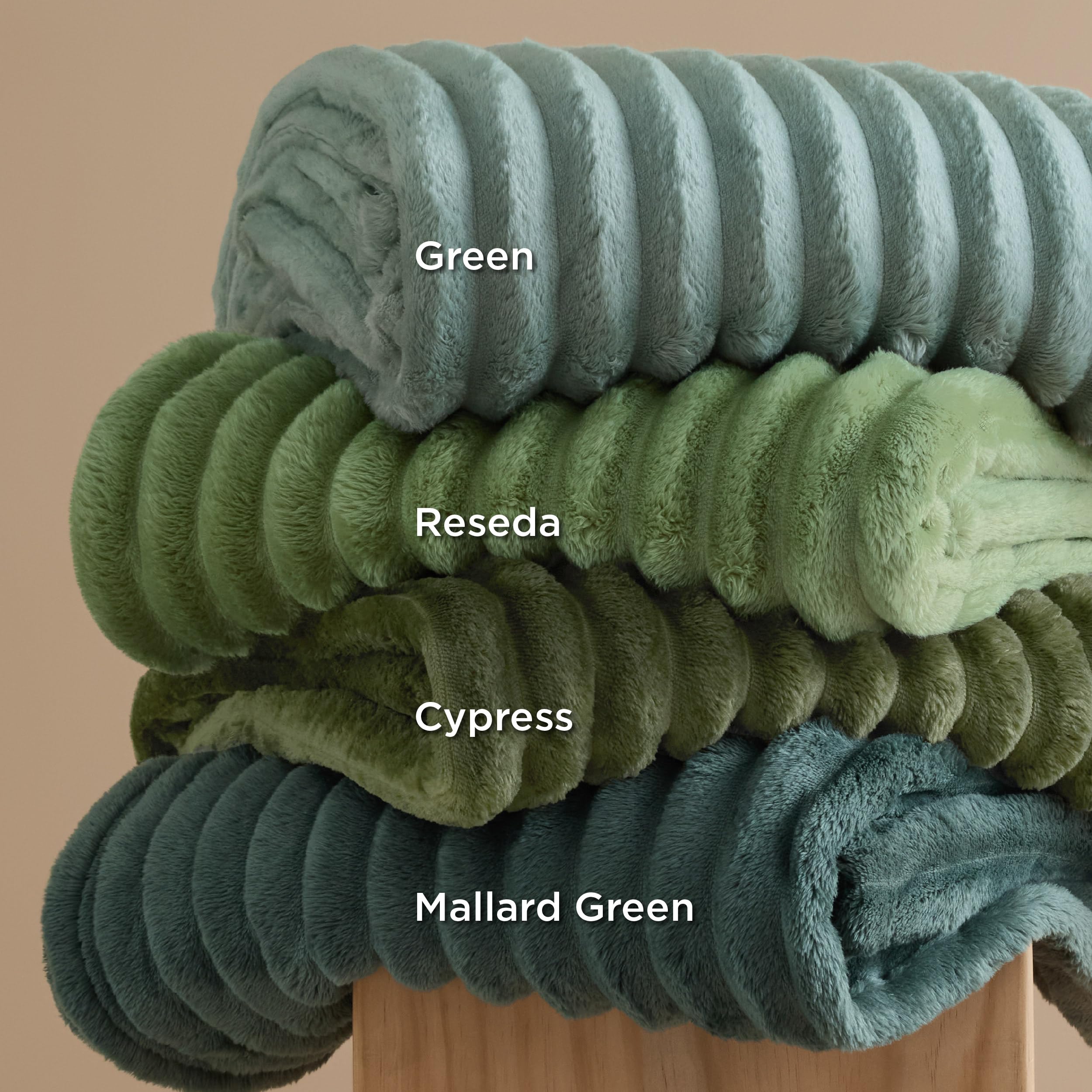 Bedsure Soft Twin XL Blanket for Bed Dorm Reseda Green 66"x90"