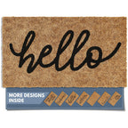 Barnyard Designs Front Door Welcome Mat (Hello, 30x17)