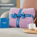 Bedsure GentleSoft Fleece Blankets Queen Size Lilac Lavender - Bed Blanket Soft Lightweight Plush Fuzzy Cozy Luxury Microfiber, 90x90 inches