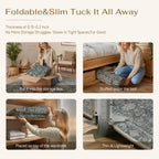 WondRg 6x9 Washable Area Rug for Living Room Bedroom Vintage Black Grey Carpet Soft Low Pile Traditional Retro Non Slip Throw Rug for Dining Room Entryway Indoor Dorm Kitchen