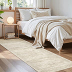 Soalmost Runner Rug 2x7 Washable Non-Slip Hallway Rugs for Kitchen Beige
