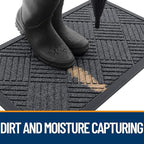 OLANLY Front Door Mat Outside Entrance 33x21, Waterproof Heavy-Duty Doormat